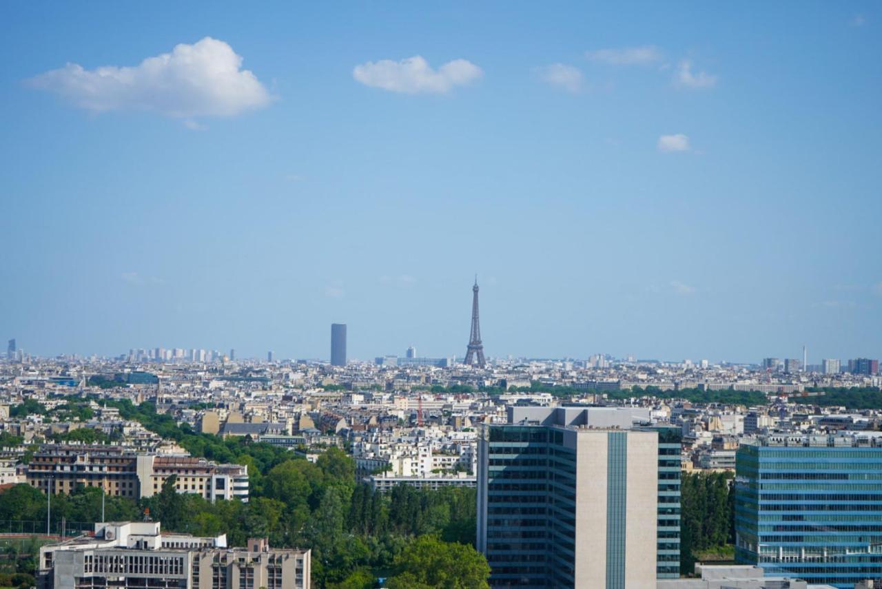Vue Panoramique Sur Paris : Sublime Appartement Au Centre De Courbevoie Exteriér fotografie